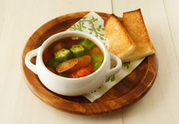 夏野菜のカレースープ