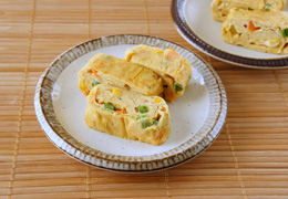 カレー風味の卵焼き